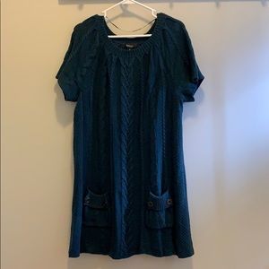 Cable knit sweater dress!